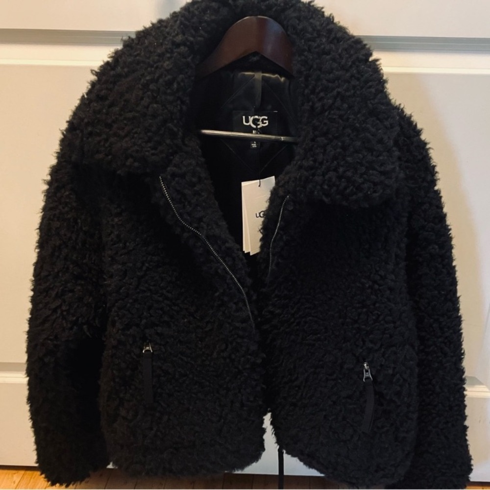 ✨NWT! Ugg Maeve Sherpa Jacket - Style 1120636 - Picture 2 of 13